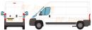 Fiat Ducato Long Wheel Base L3 Medium Roof H2 2006 Onwards Roof Racks