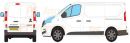Fiat Talento L1 H1 Rear Twin Doors 2016 Onwards Rhino Roof Racks