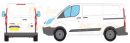 Ford Transit Custom H1 L1 Twin Doors 2013 Onwards Rhino Roof Racks