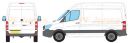 Mercedes Sprinter 2006 - 2018 Rhino Roof Racks Short Wheel Base L1 Low Roof H2 Rhino Roof Racks
