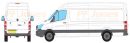 Mercedes Sprinter Long Wheel Base L3 High Roof H2 2006-2018 Rhino Roof Racks