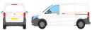 Mercedes Vito Long Wheel Base L2 Rear Tailgate Door 2015 Onwards Rhino Roof Racks