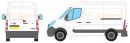 Nissan NV400 Short Wheel Base L1 High Roof H2 Rhino Roof Racks