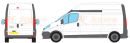 Nissan Primastar Short Wheel Base L1 High Roof H2 Rear Twin Doors Rhino Roof Racks
