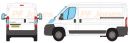 Peugeot Boxer L2 H1 2006 - 2014 Rhino Roof Racks