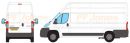 Peugeot Boxer L4 H3 2006 - 2014 Rhino Roof Racks