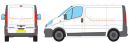Renault Trafic Short Wheel Base L1 Low Roof H1 Rear Tailgate Door 2002-2014 Rhino Roof Racks