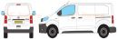 Toyota Pro-Ace L2 MWB Tailgate Door 2016 Onwards Rhino Roof Racks