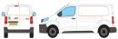 Toyota Pro-Ace MWB Twin Doors L2 2016 Onwards Rhino Roof Racks
