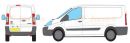 Toyota Pro-Ace Long Wheel Base L2 Low Roof H1 Rear Twin Door Rhino Roof Racks