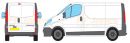 Vauxhall Vivaro Short Wheel Base L1 Low Roof H1 Rear Twin Doors 2001-2014 Rhino Roof Racks