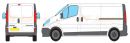 Vauxhall Vivaro Long Wheel Base L2 Low Roof H1 Rear Twin Doors 2001-2014 Rhino Roof Racks