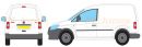 Volkswagen Caddy L1 Tailgate 2010-2015 Rhino Roof Racks