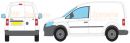 Volkswagen Caddy L1 Twin Doors 2010-2015 Rhino Roof Racks