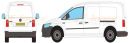 Volkswagen Caddy L2 Tailgate 2015 Onwards Rhino Roof Racks
