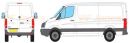Volkswagen Crafter L2 H1 Rhino Roof Racks