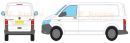 Volkswagen T6 Transporter Long Wheel Base L2 Rear Tailgate Doors 2015 Onwards Roof Racks
