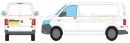 Volkswagen T6 Transporter Long Wheel Base L2 Rear Twin Doors 2015 Onwards Roof Racks