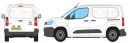 Citroen Berlingo 2018 Onwards L1 SWB Rhino Roof Racks