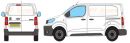 Toyota Pro-Ace 2016 Onwards SWB L1 Twin Doors Rhino Roof Racks