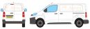 Vauxhall Vivaro 2019 Onwards L2 Twin Doors Rhino Roof Racks