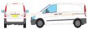 Mercedes Vito Compact (L1)-Rear Tailgate Door 2003-2015 Roof Racks