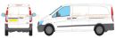 Mercedes Vito Extra Long Wheel Base (L3)-Rear Twin Door 2003-2015 Roof Racks