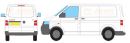 Volkswagen T5 Transporter Short Wheel Base (L1)-Rear Twin Door 2003-2015 Roof Racks