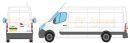 Renault Master Extra Long Wheel Base (L4)-High Roof (H2) 2010 Onwards Roof Racks