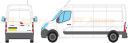 Vauxhall Movano Long Wheel Base L3 High Roof H2 2010 Onwards Rhino Roof Racks