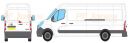 Nissan NV400 Extra Long Wheel Base (L4)-High Roof (H2) Roof Racks