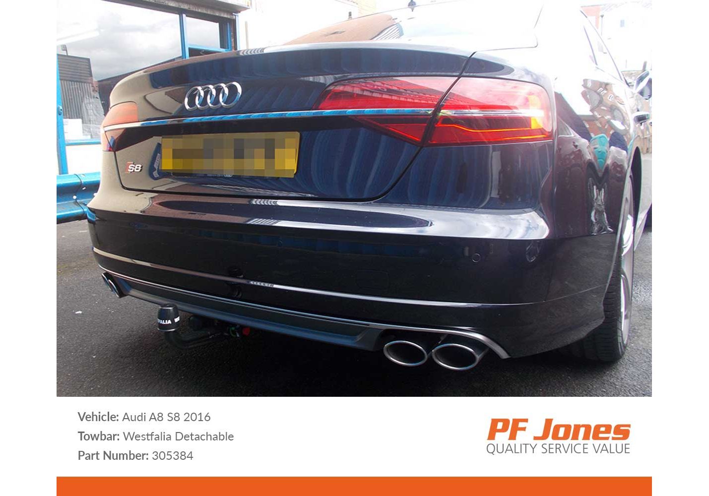 Audi a8 best sale trailer hitch