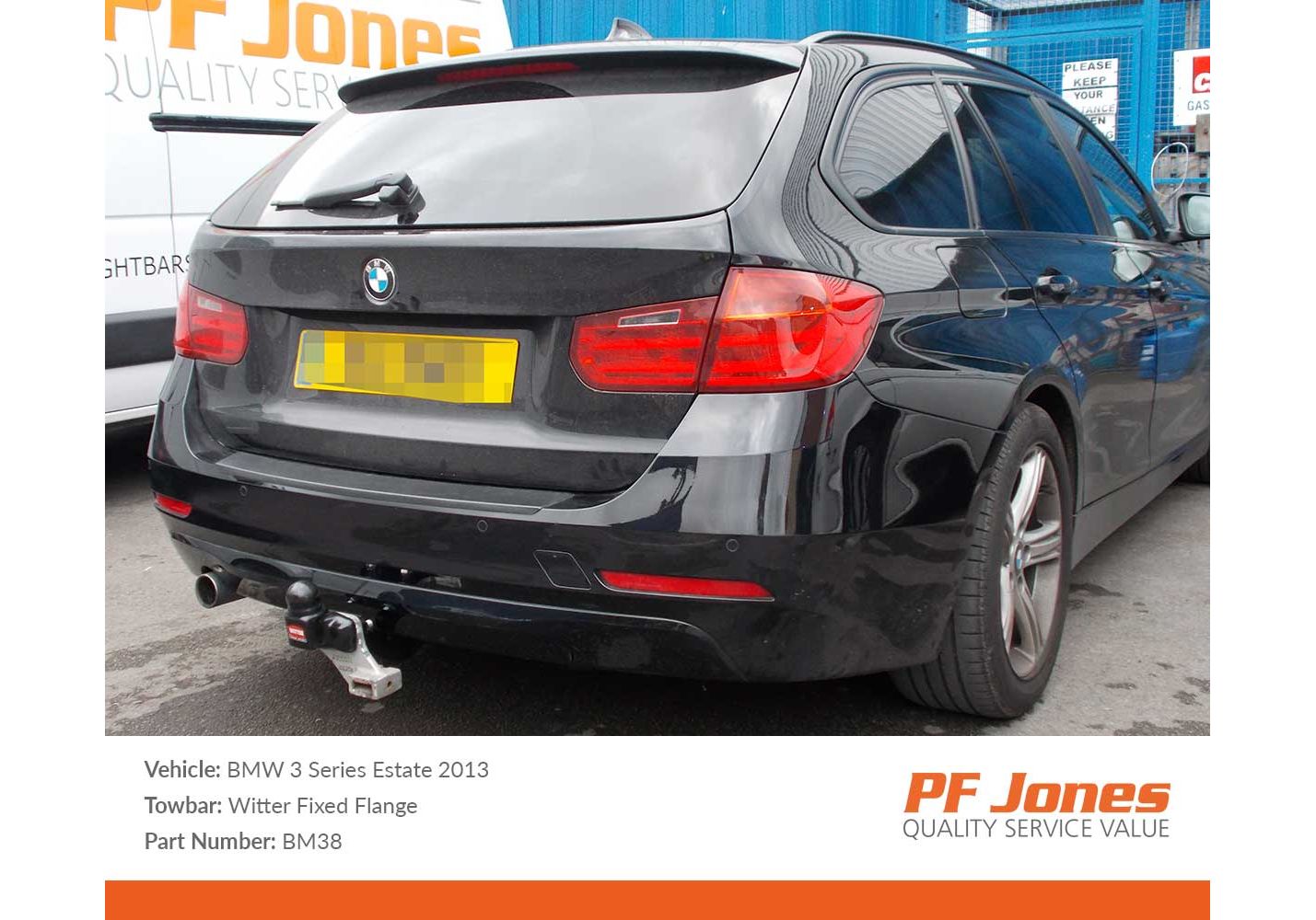 BMW 3 Series Tourer F31 2012 2019 Witter Flange Towbar