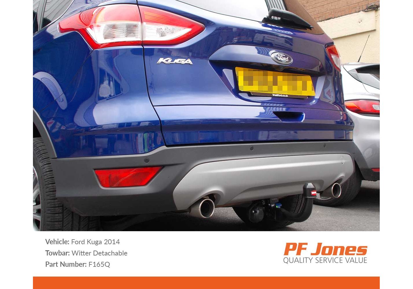 Ford Kuga SUV MK2 2013-2020 Witter Detachable Towbar