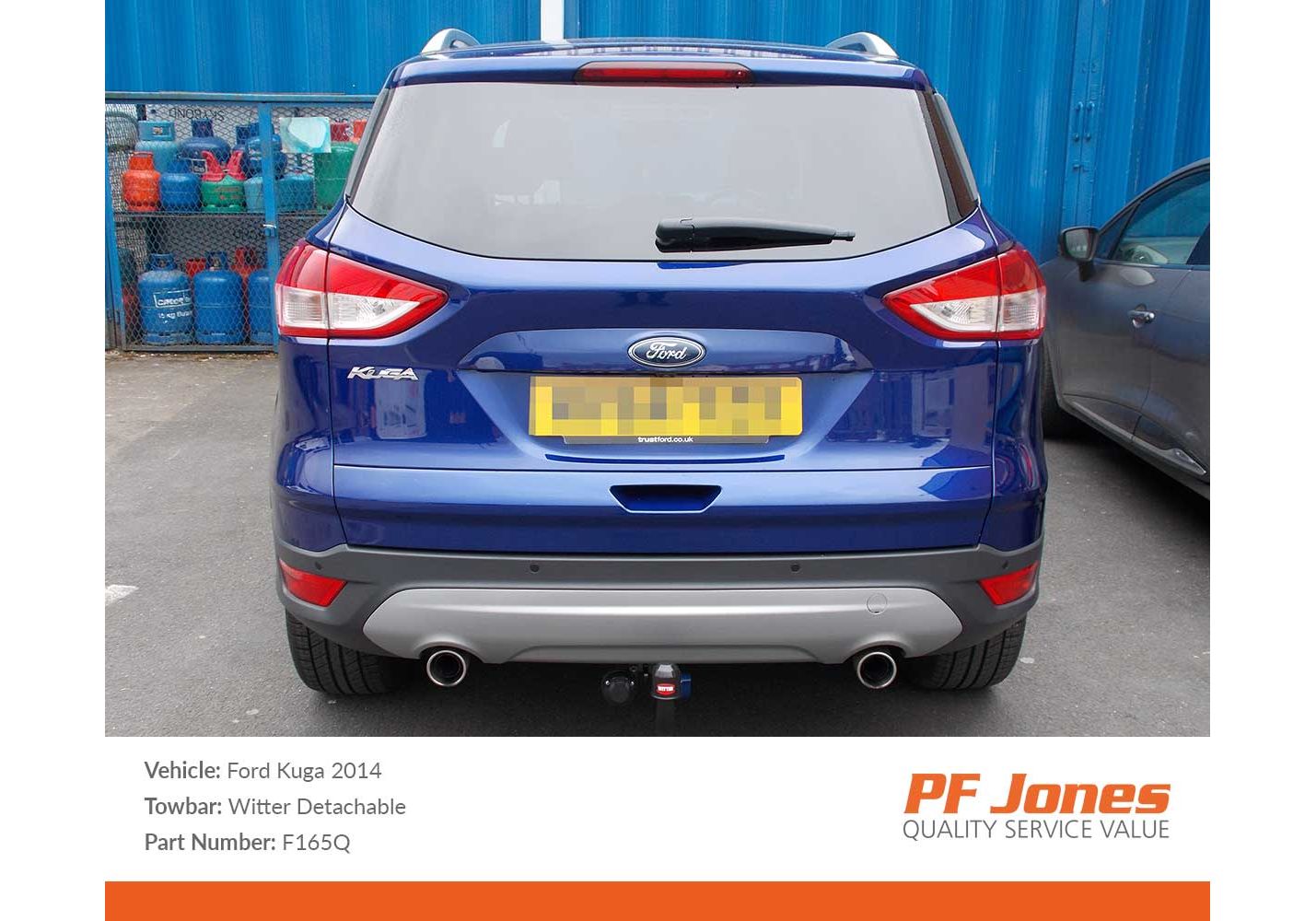Rearbar FORD Kuga from MY 2013 to 2016 VM02791 MJ2013