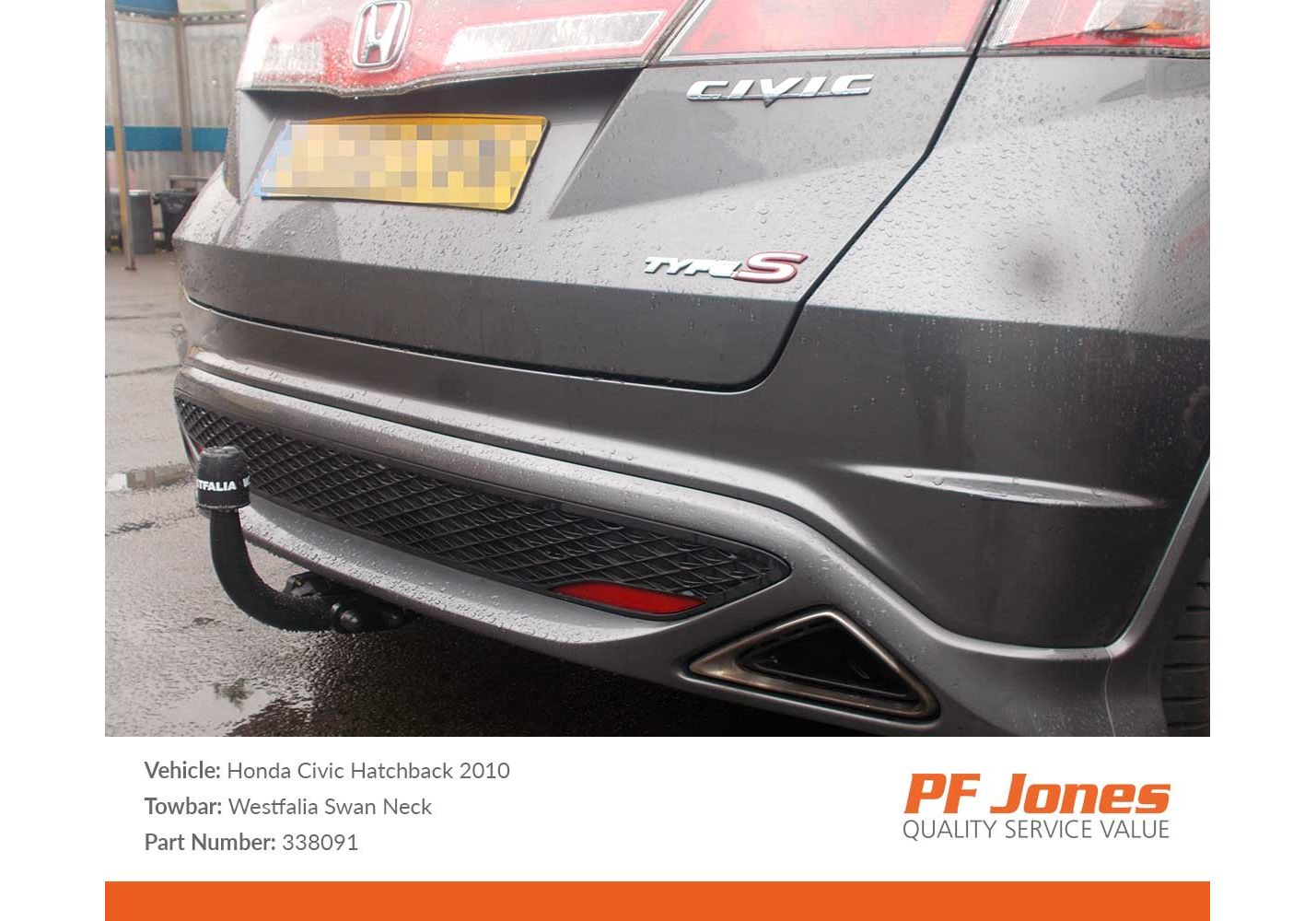 Tow bar shop for honda civic