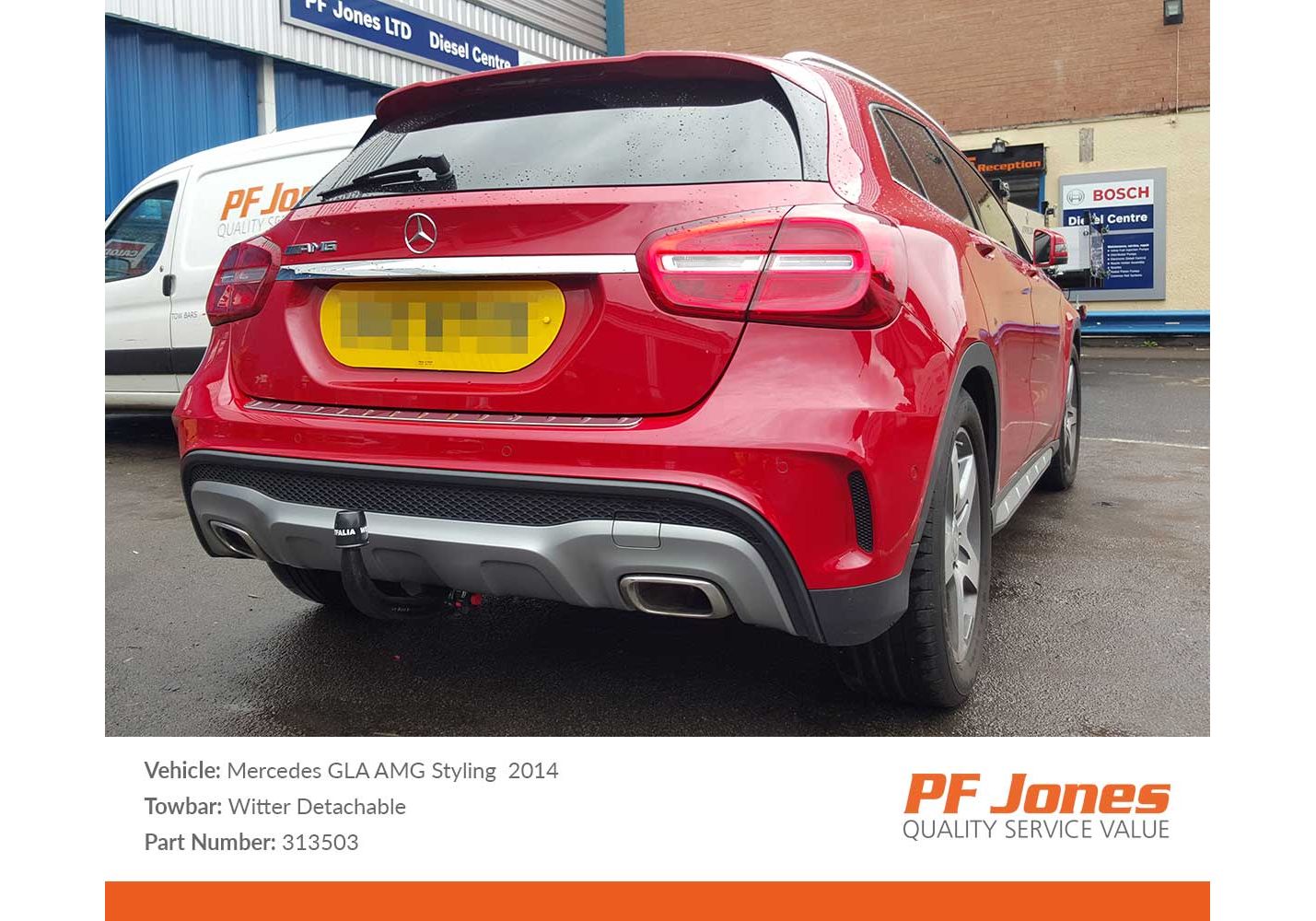 Tow bar for mercedes gla hotsell