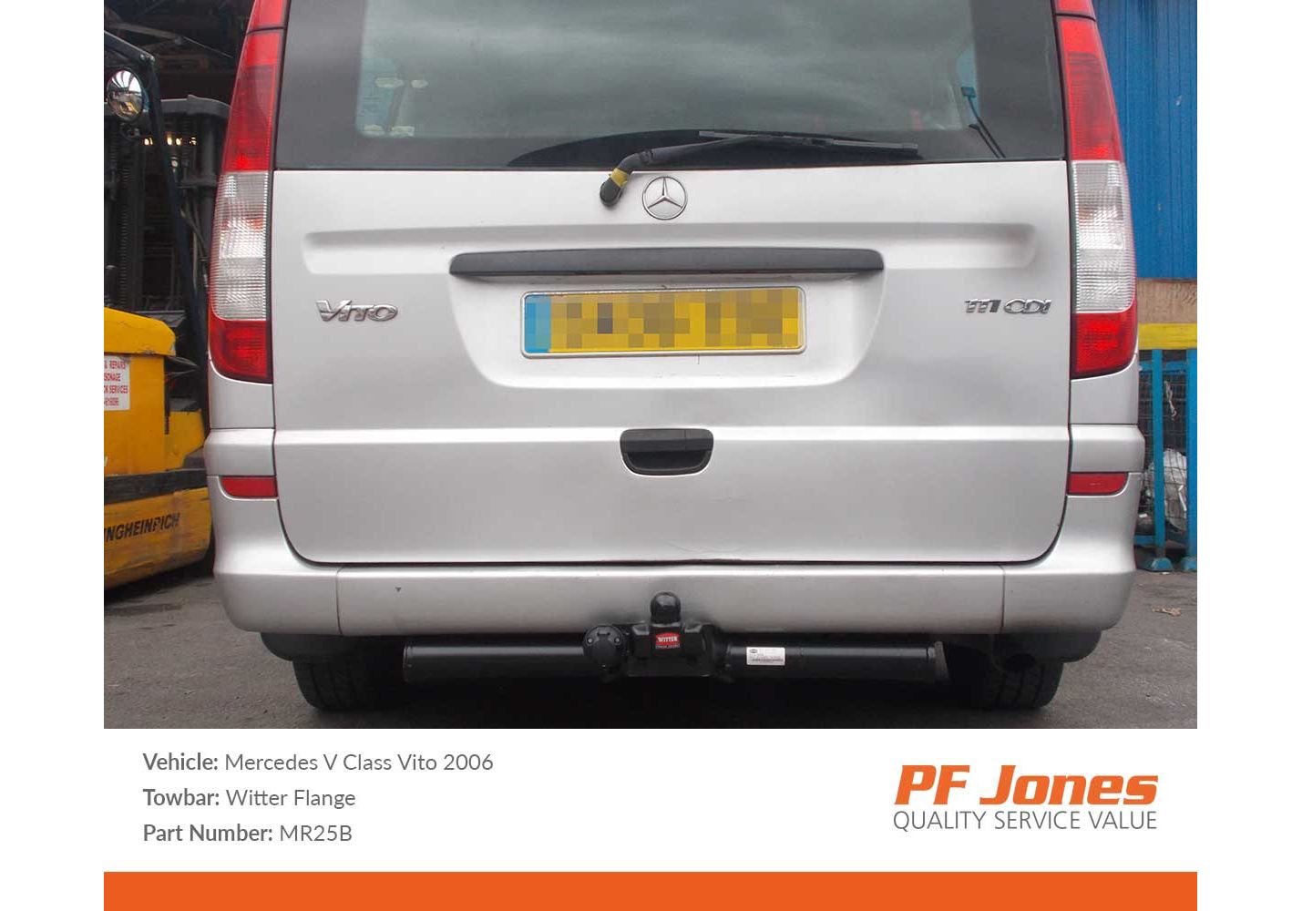 Mercedes vito on sale tow bar