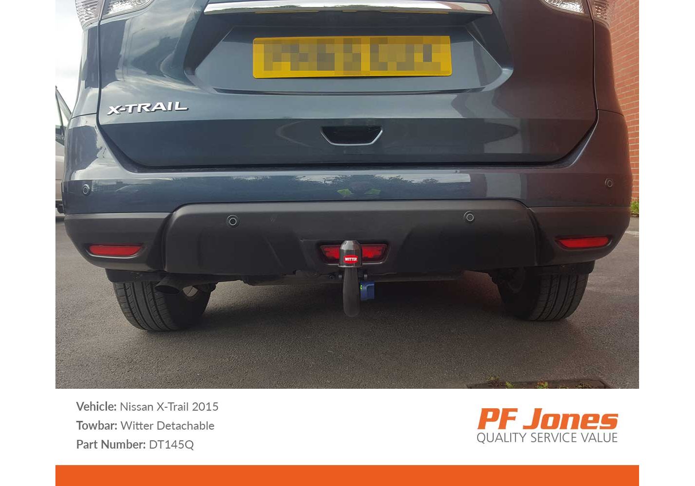 Tow bar for nissan top x trail