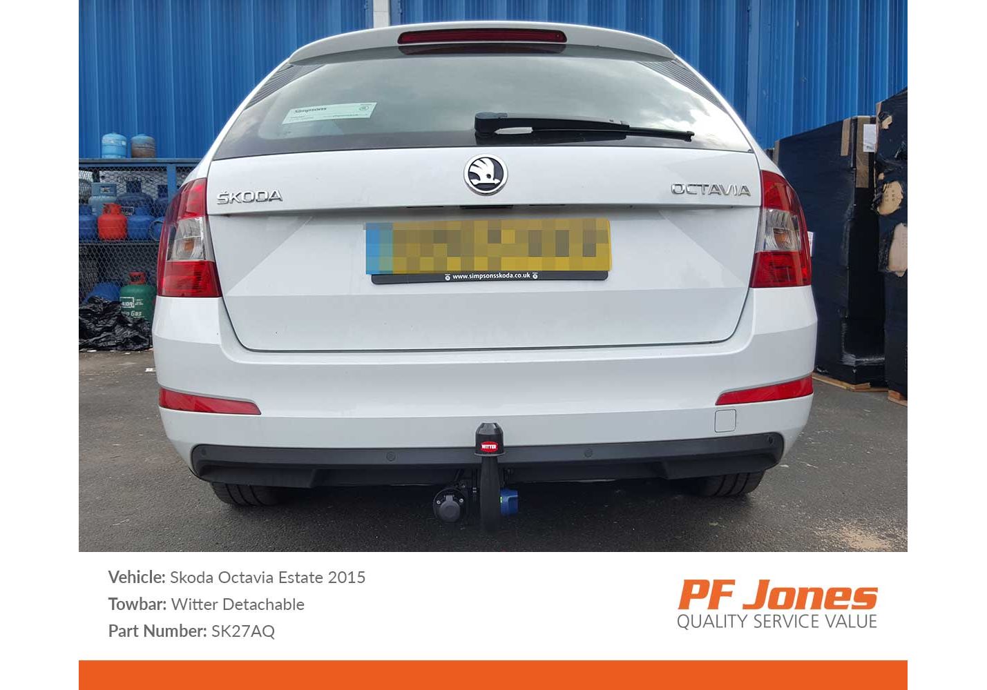Skoda octavia shop estate towbar