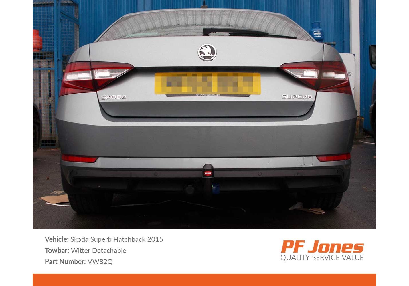 Skoda superb sale towbar cost