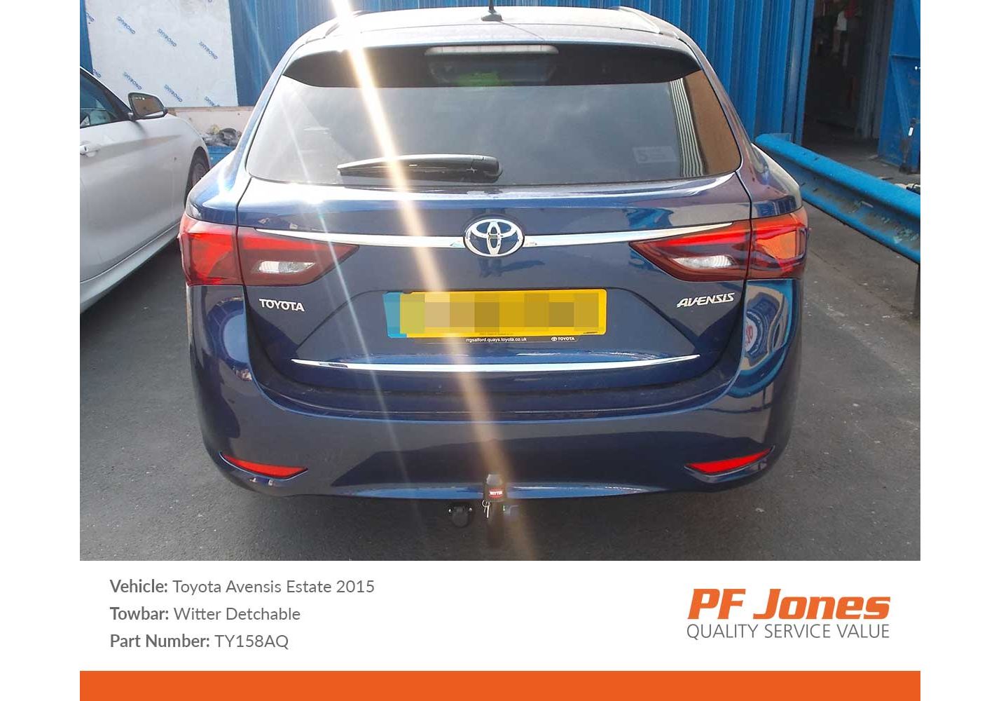 Tow bar top for toyota avensis