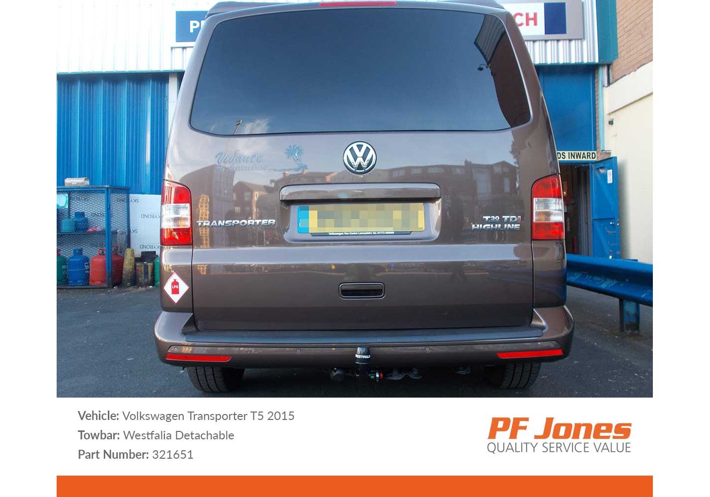 volkswagen t5 transporter 2009 2015 westfalia detachable towbar