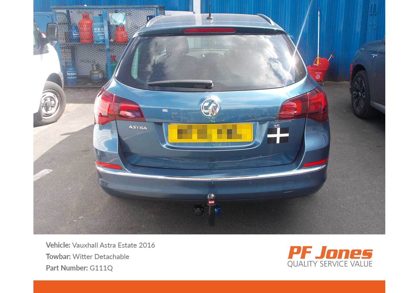 Vauxhall astra j cheap estate tow bar