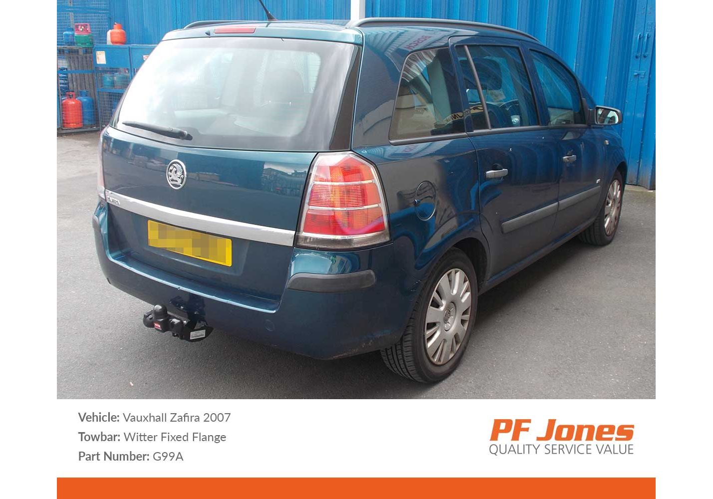 Vauxhall zafira clearance tow bar