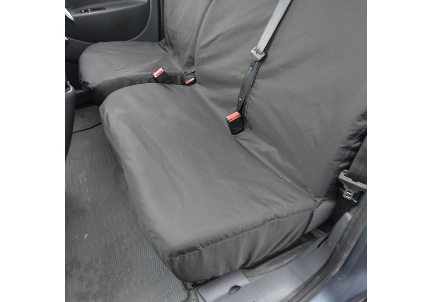 thumbnail image 2 of Toyota Proace City 2022+ Tailored Front Seat Covers – Black, Waterproof, 3-Seat Bench (Right Hand Drive) UK Custom Covers SC403BAD15 2 of 4