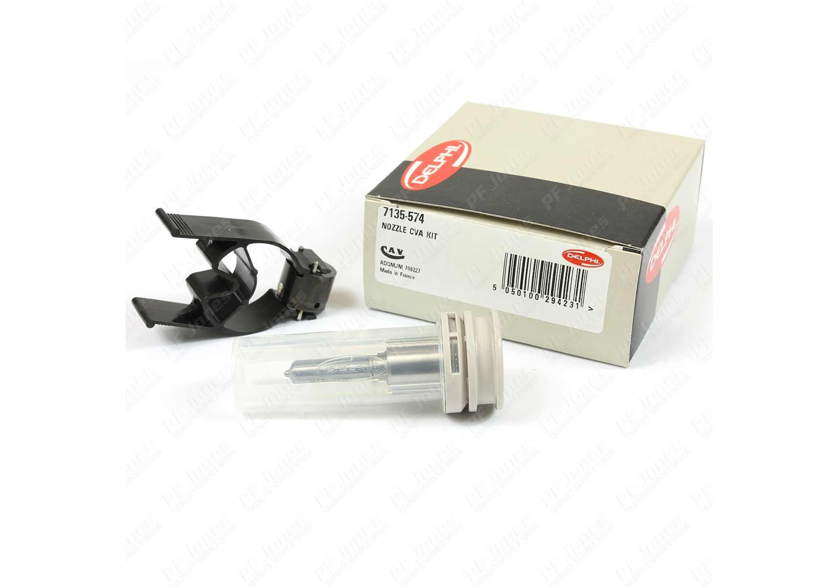 Delphi Automotive 7135-644 Kit Di Valvole Per Iniettori, Ricambio Multiuso Per Auto E Moto, Adatto A Renault E Altri Veicoli, Componente Di Precisione