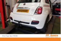 Fiat 500 Brink swan neck towbar