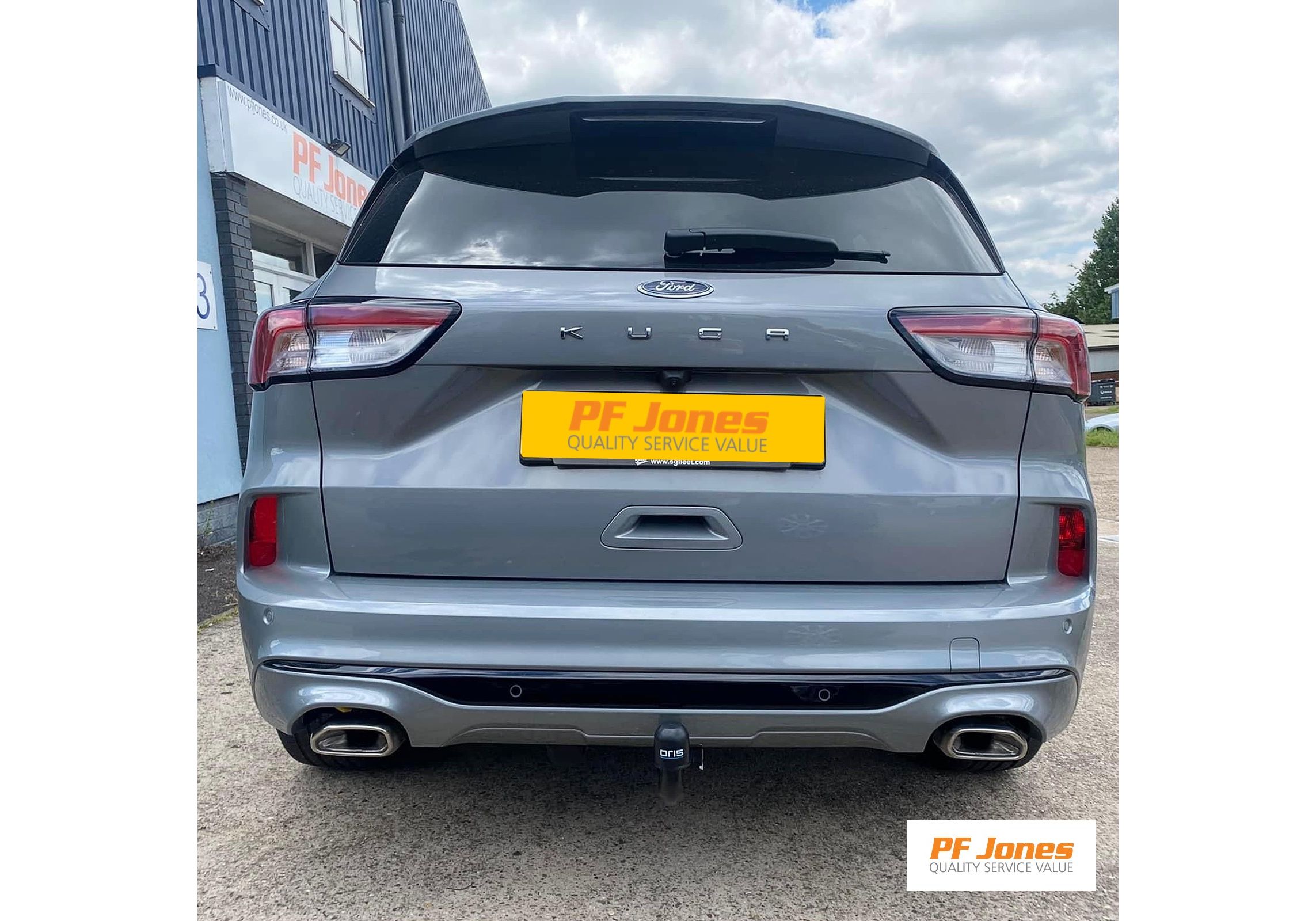 Central Rear Splitter for Ford Kuga ST-Line Mk3, Our Offer \ Ford \ Kuga \  MK3 [2019-] \ ST-Line