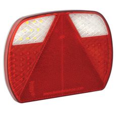 EU200 Low Profile Trailer Lamp - 12/24v - EU200L